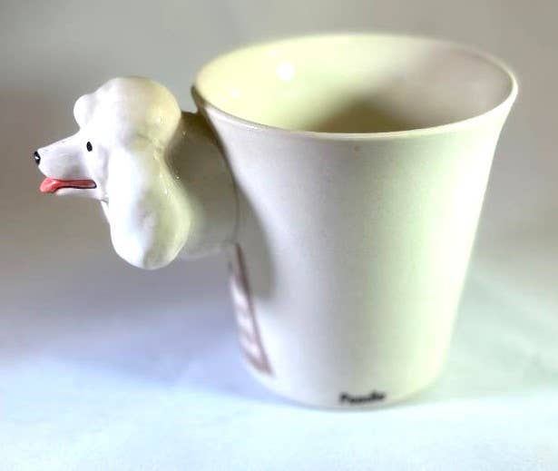 Mug- Poodle White - Box Turtle