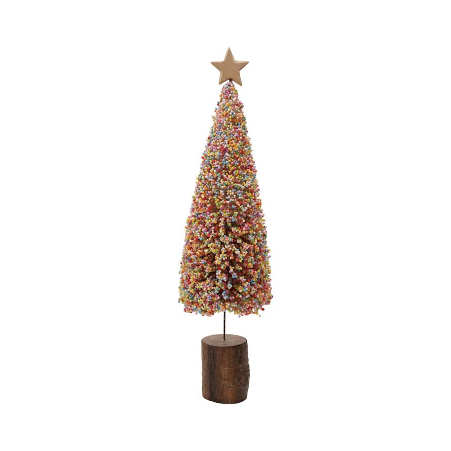Multi - Color Microbeads & Resin Christmas Tree - Box Turtle