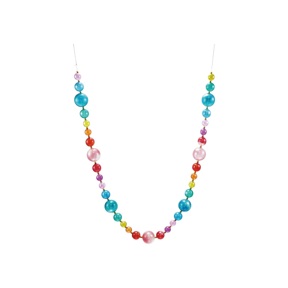 Multi Color Plastic Ball Garland - Box Turtle