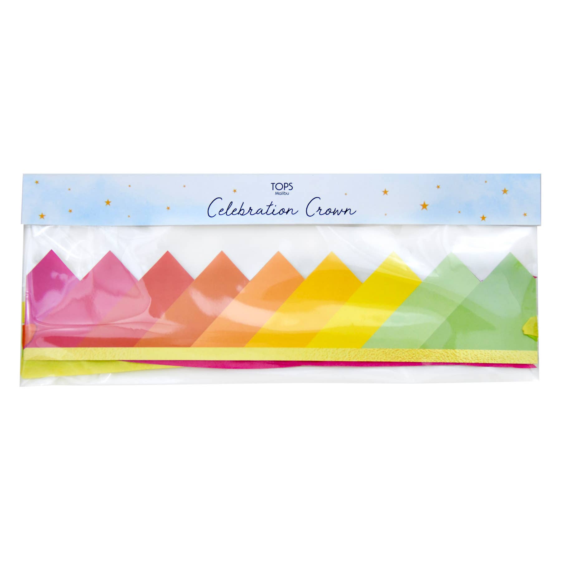 Multicolored Celebration Crown w/ Streamers - Box Turtle
