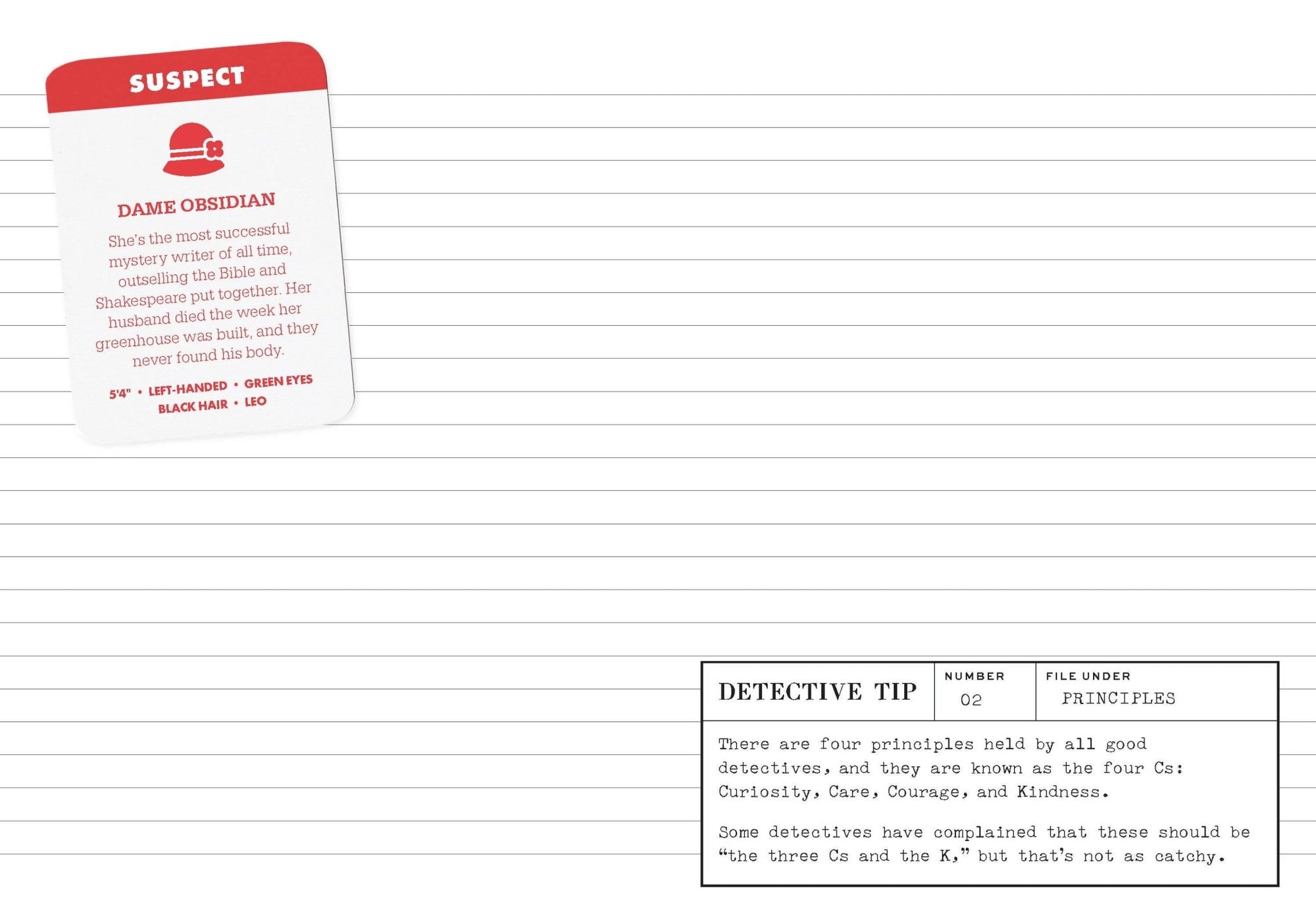Murdle Detective Notebook - Box Turtle