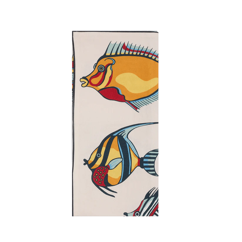 Museum Fish Tea Towel - Box Turtle