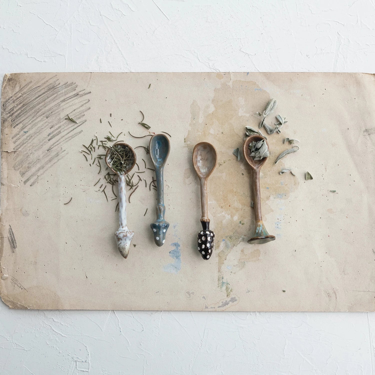 Mushroom Handle Spoon - Box Turtle