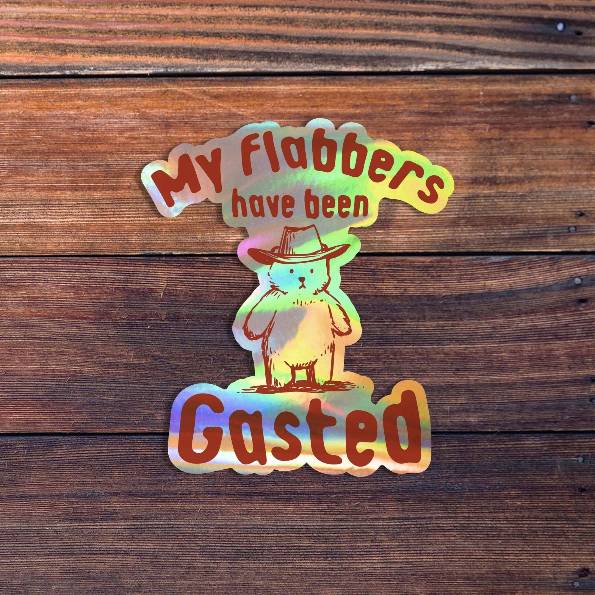 My Flabbers Have Been Gasted Sticker - Box Turtle