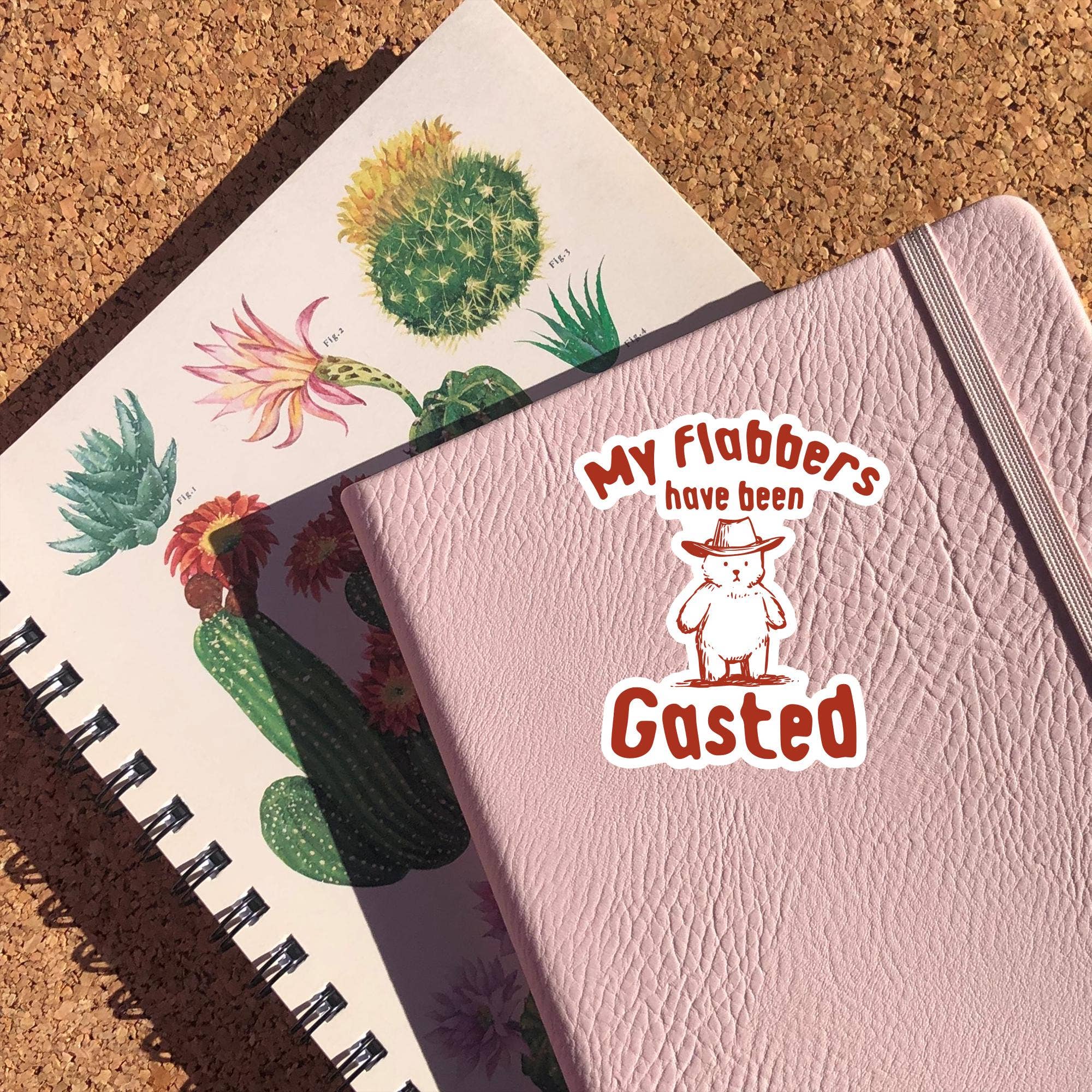 My Flabbers Have Been Gasted Sticker - Box Turtle