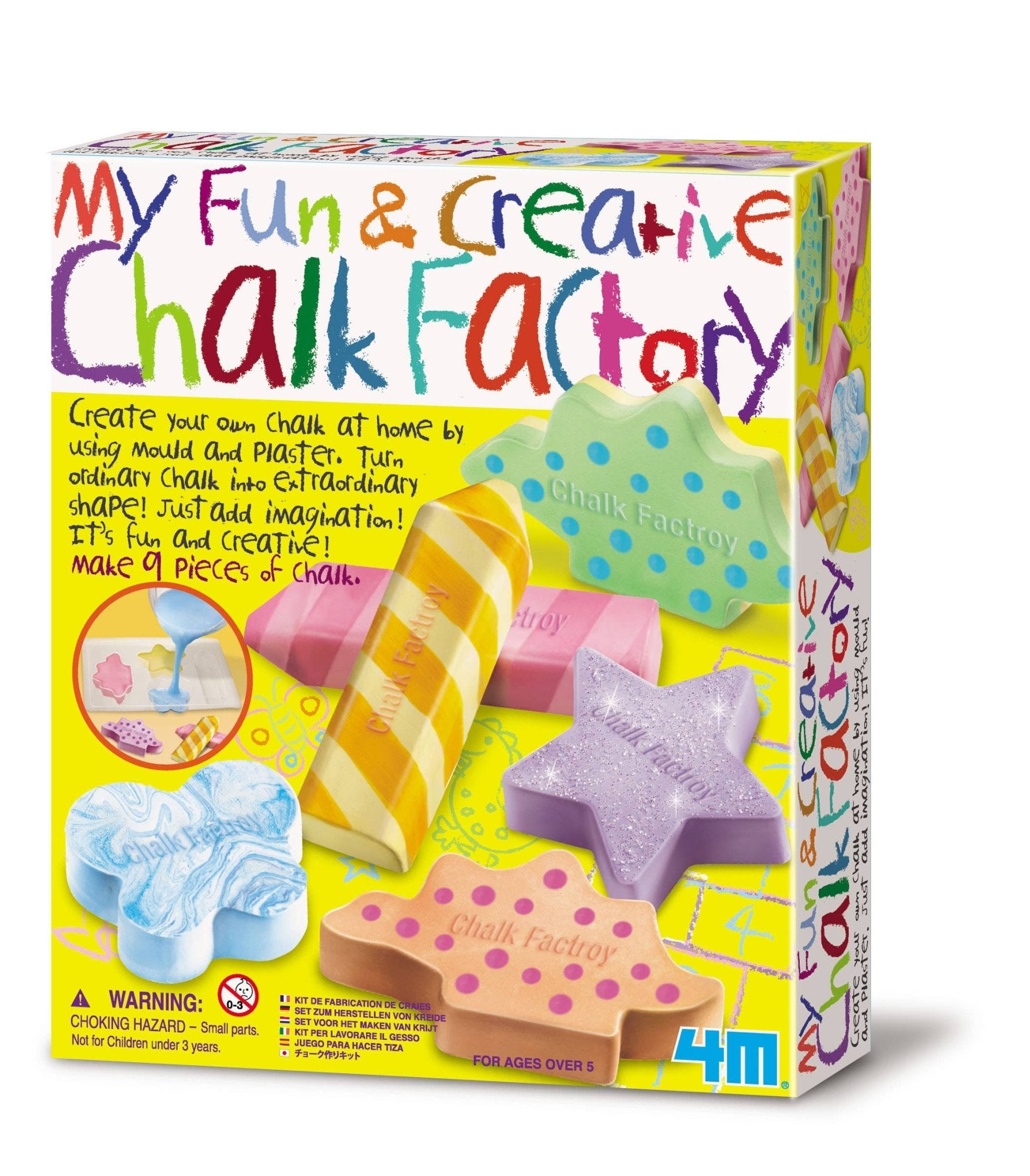 My Fun & Creative Chalk Factory DIY Arts & Crafts Kit - Box Turtle