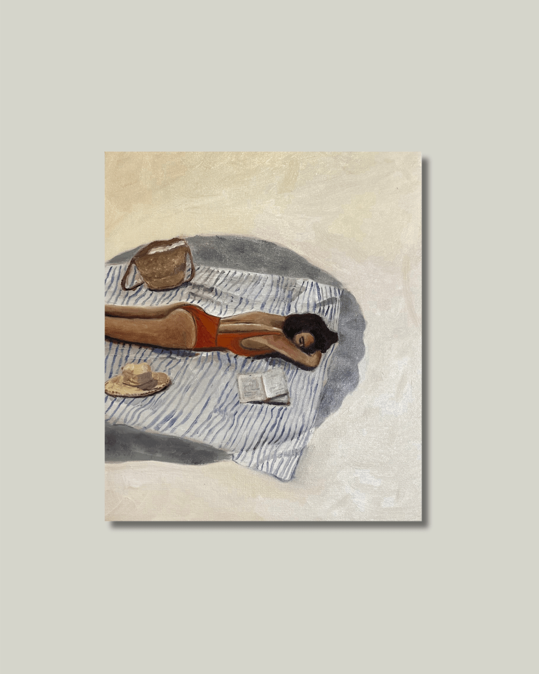 Myrtos Beach Print - Box Turtle