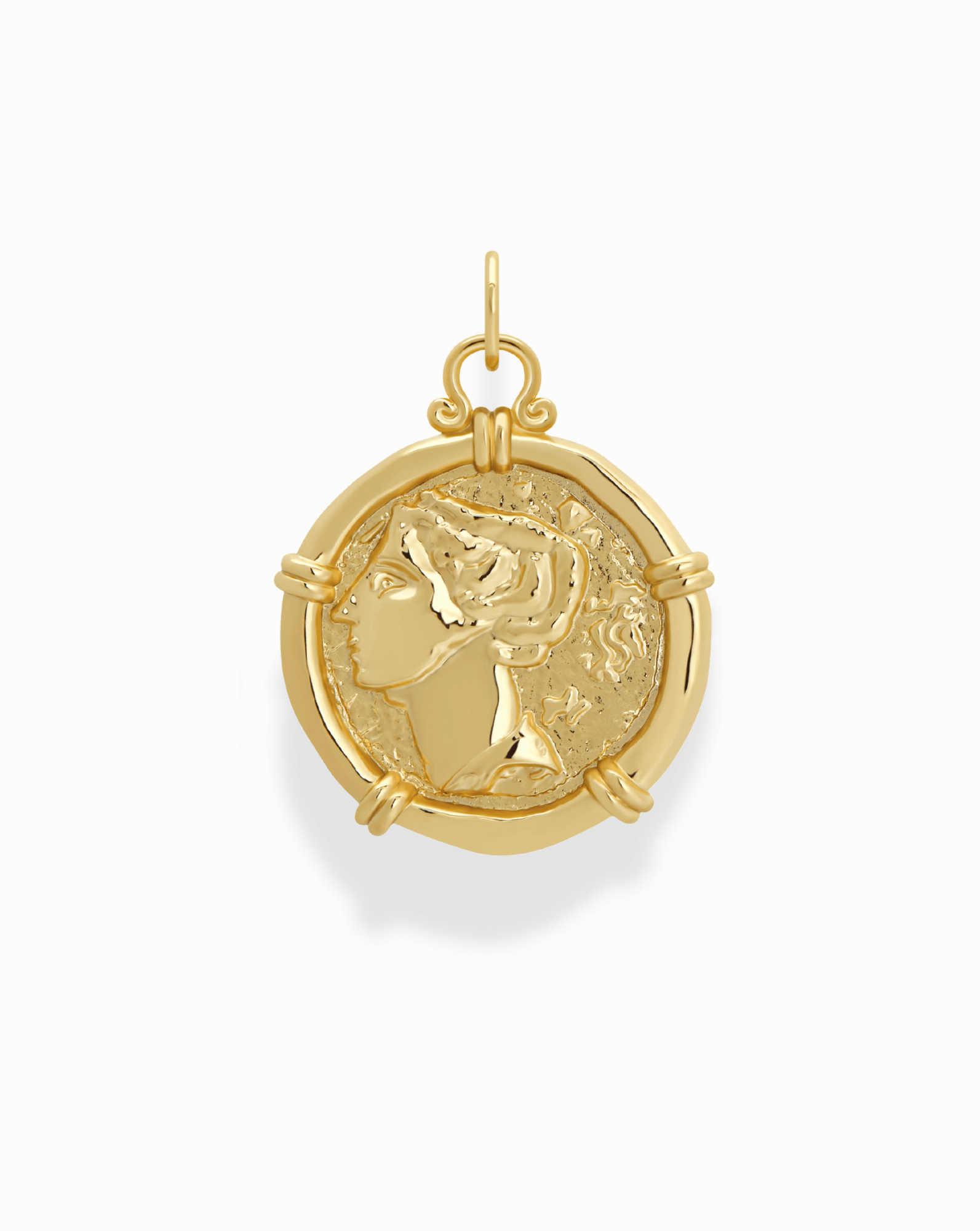 Naomi Ancient Coin Charm - Box Turtle