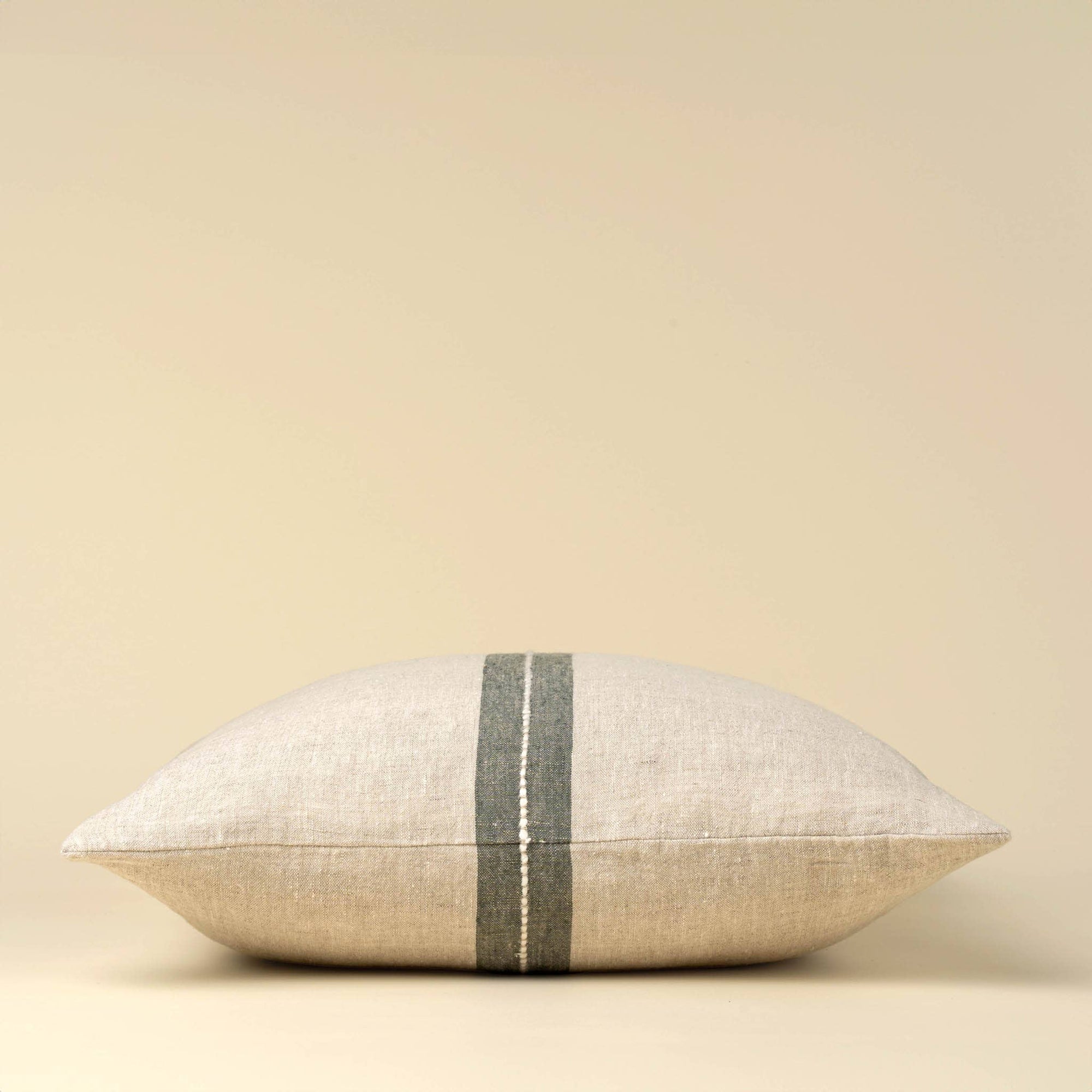 Natural Emmett Linen Pillow - Box Turtle