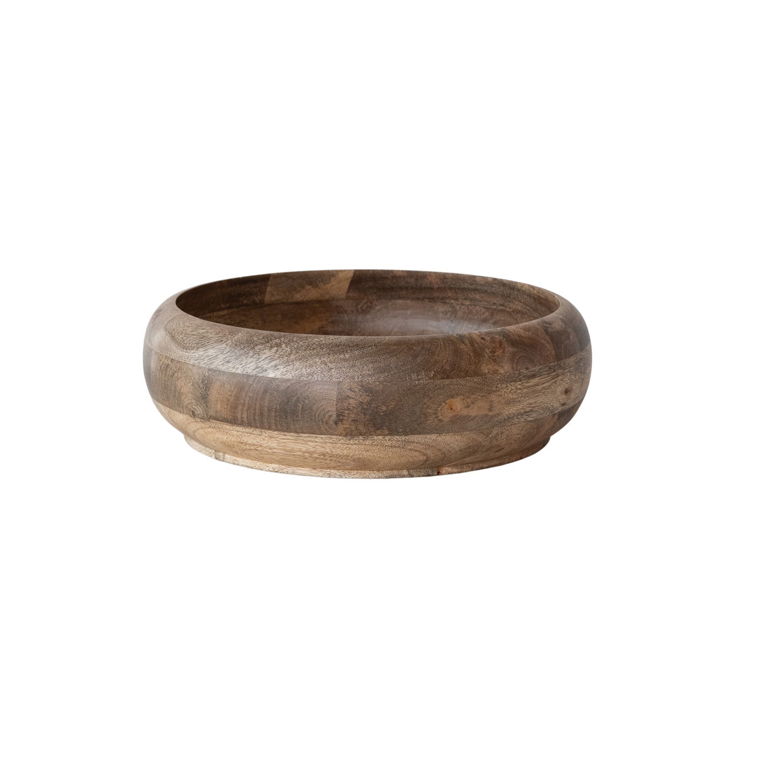 Natural Mango Wood Bowl - Box Turtle