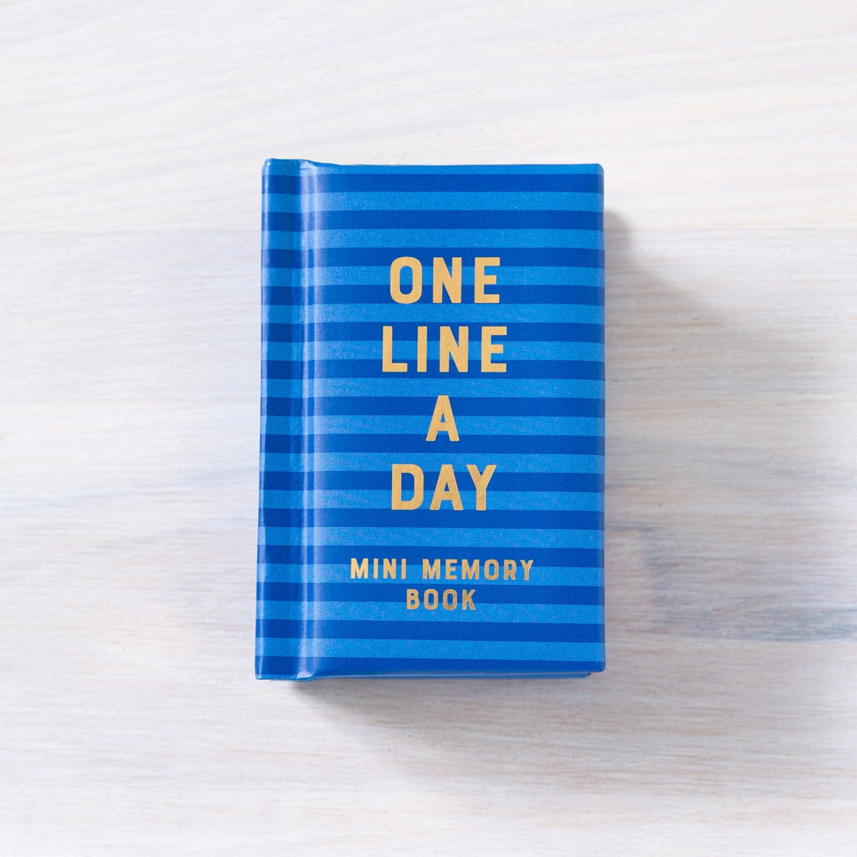 Navy Stripes Mini One Line a Day - Box Turtle