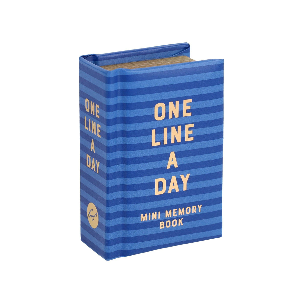 Navy Stripes Mini One Line a Day - Box Turtle