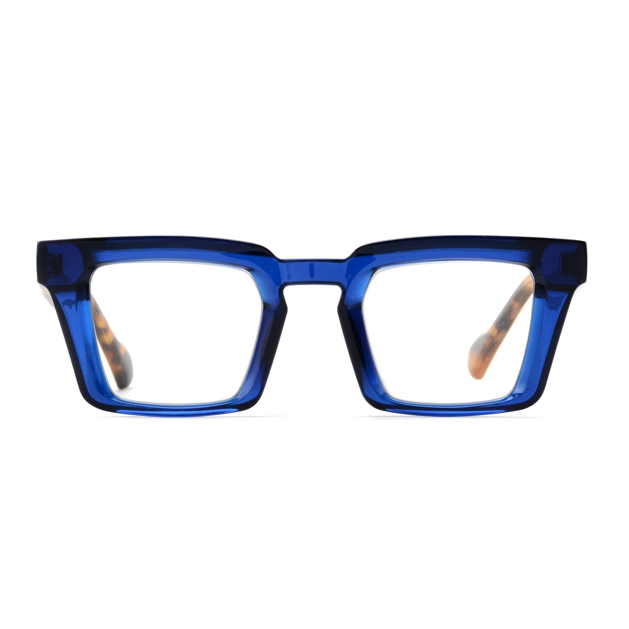 Navy & Tortoise Blake Blue Light Glasses - Box Turtle