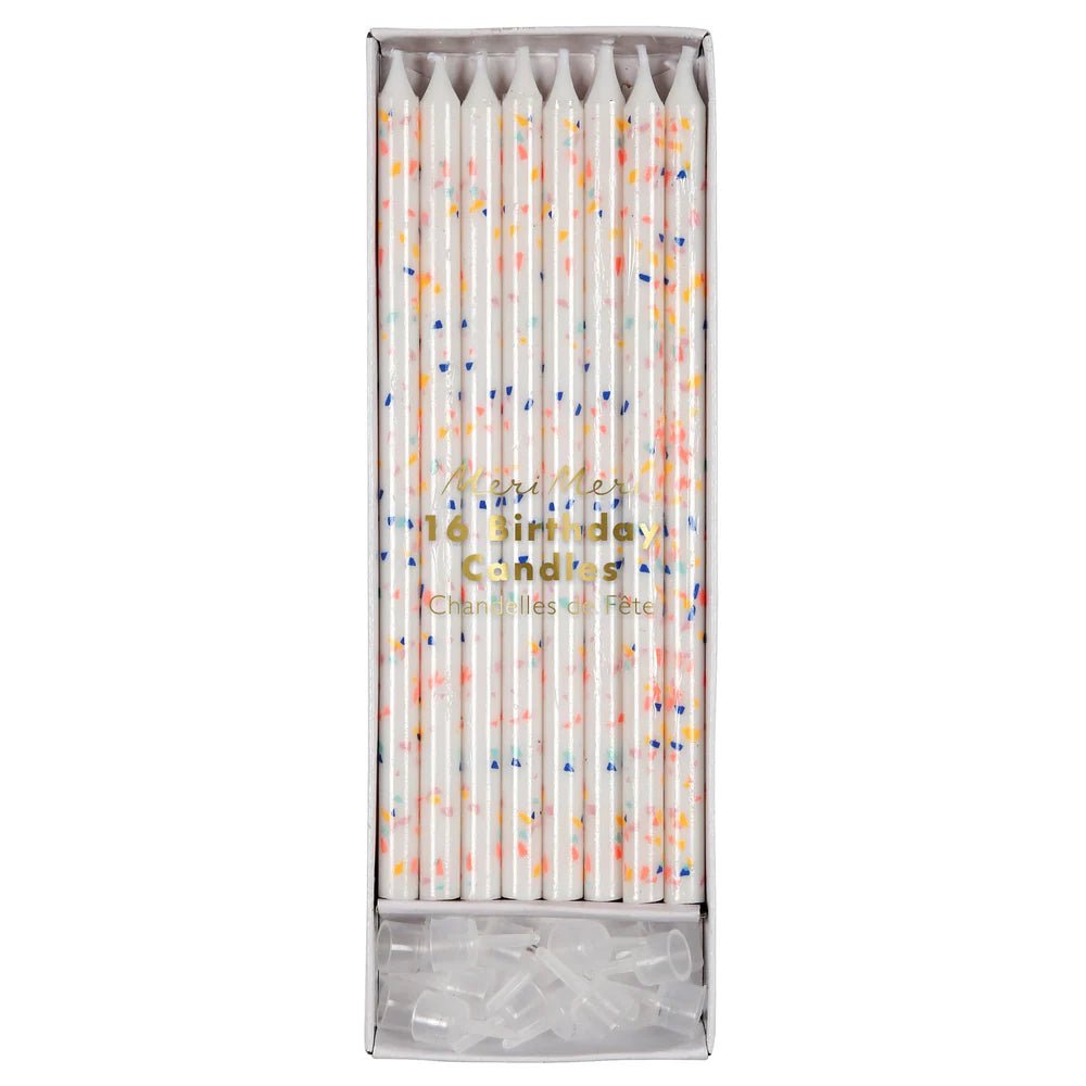 Neon Confetti Candles - Box Turtle