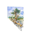 Emily Wood State Tree Watercolor Prints