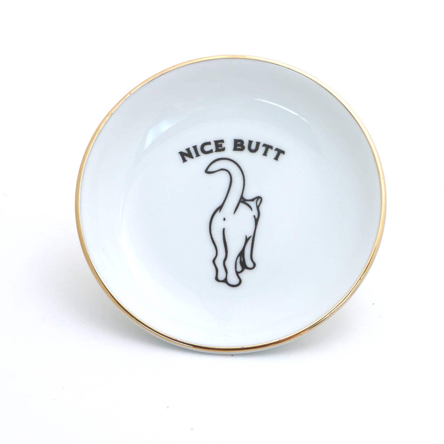 Nice Butt Cat Ring Dish - Box Turtle