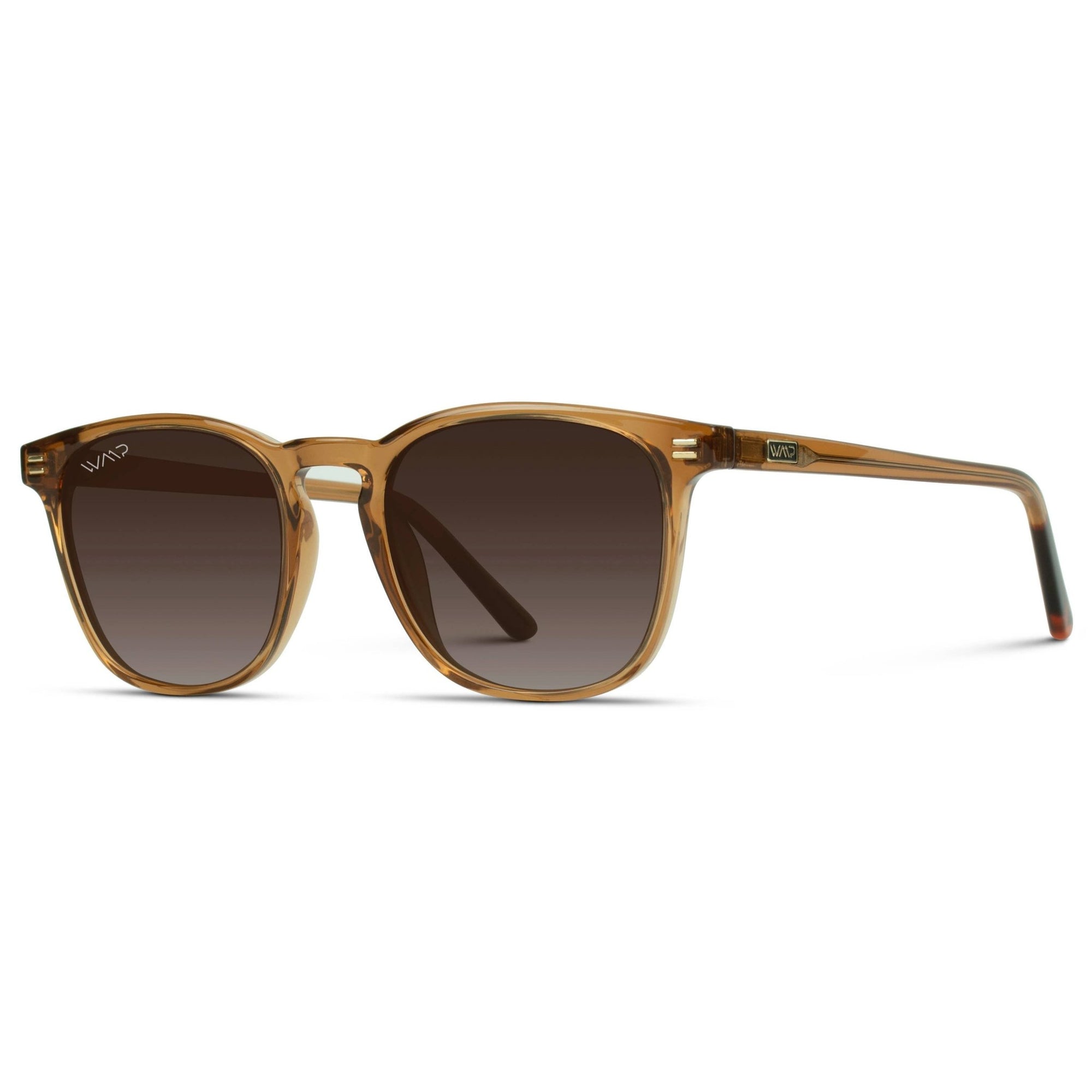 Nick - Square Polarized Sunglasses - Box Turtle