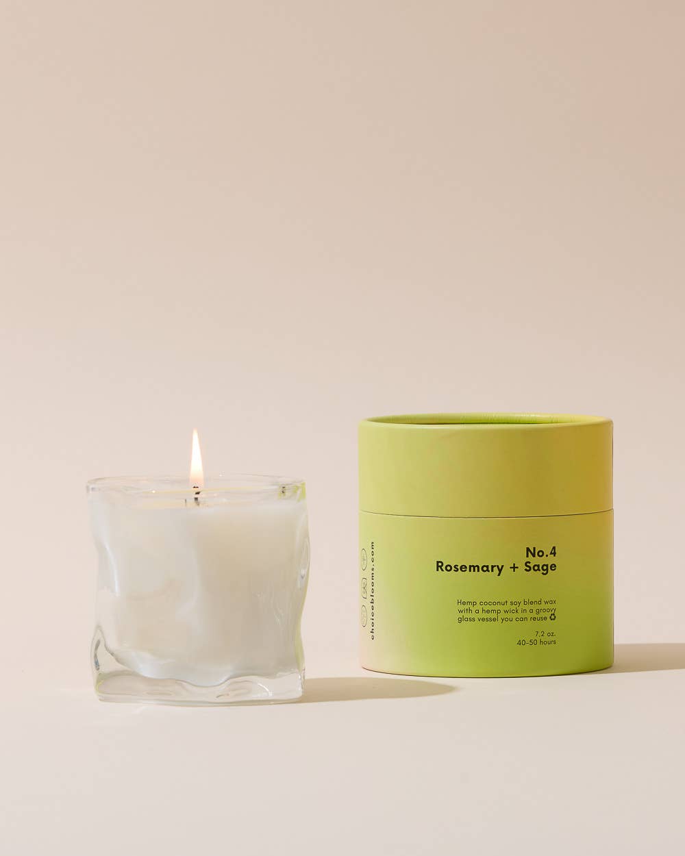 No. 4 Rosemary + Sage Candle - Box Turtle