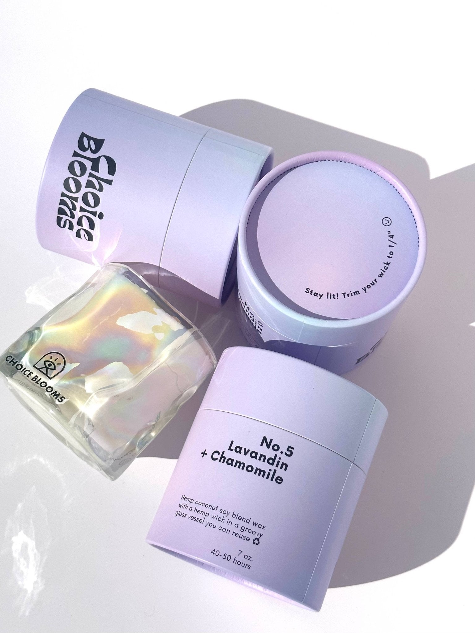 No. 5: Lavandin + Chamomile Candle - Box Turtle