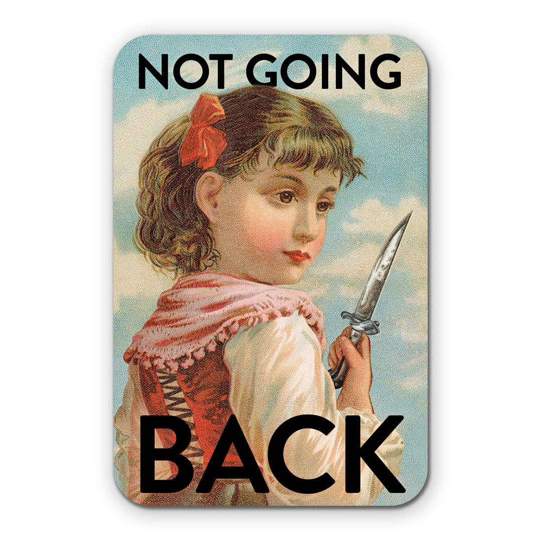 Not Going Back Vinyl Sticker - Box Turtle