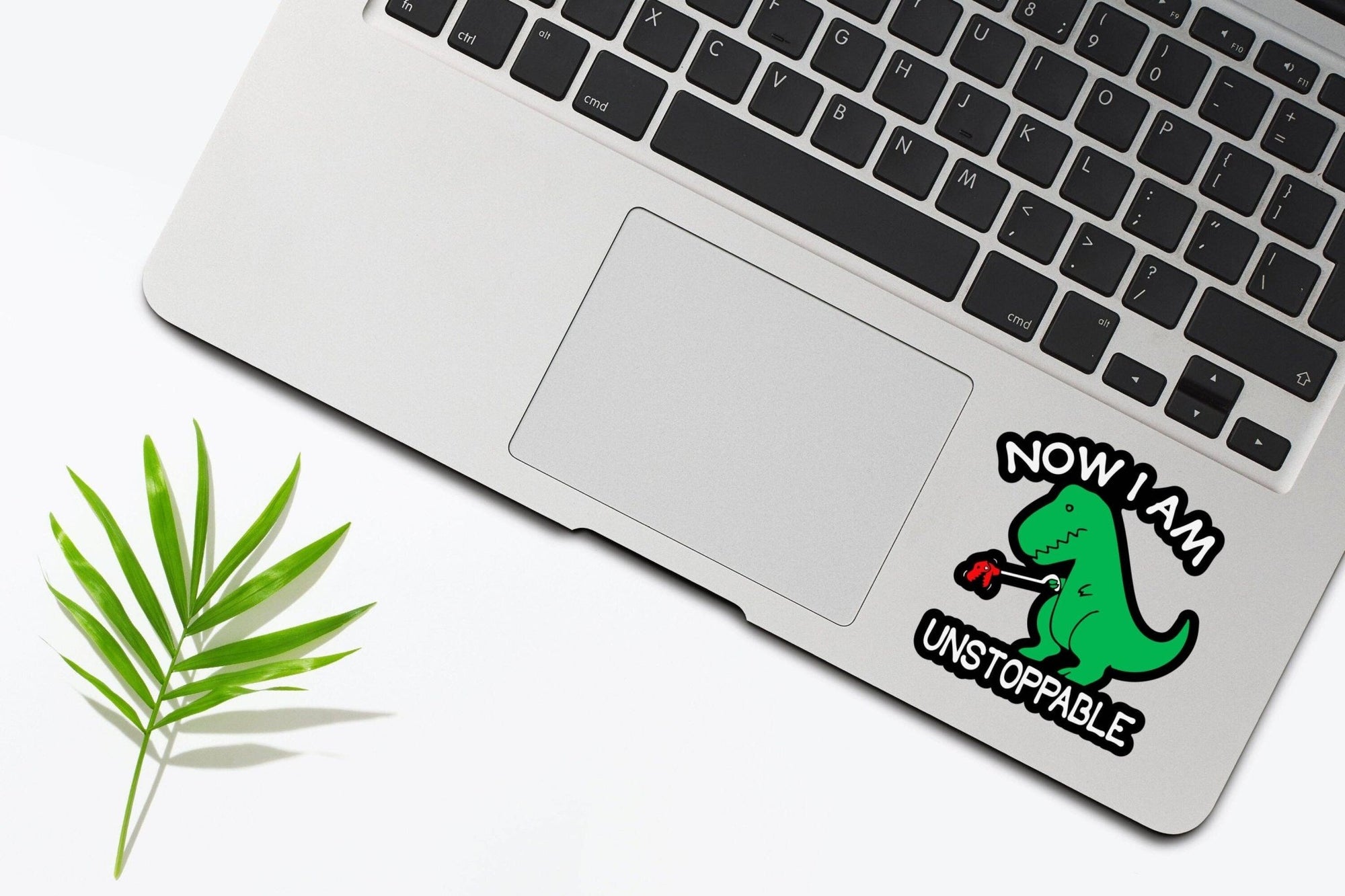 Now I Am Unstoppable Dinosaur Sticker - Box Turtle