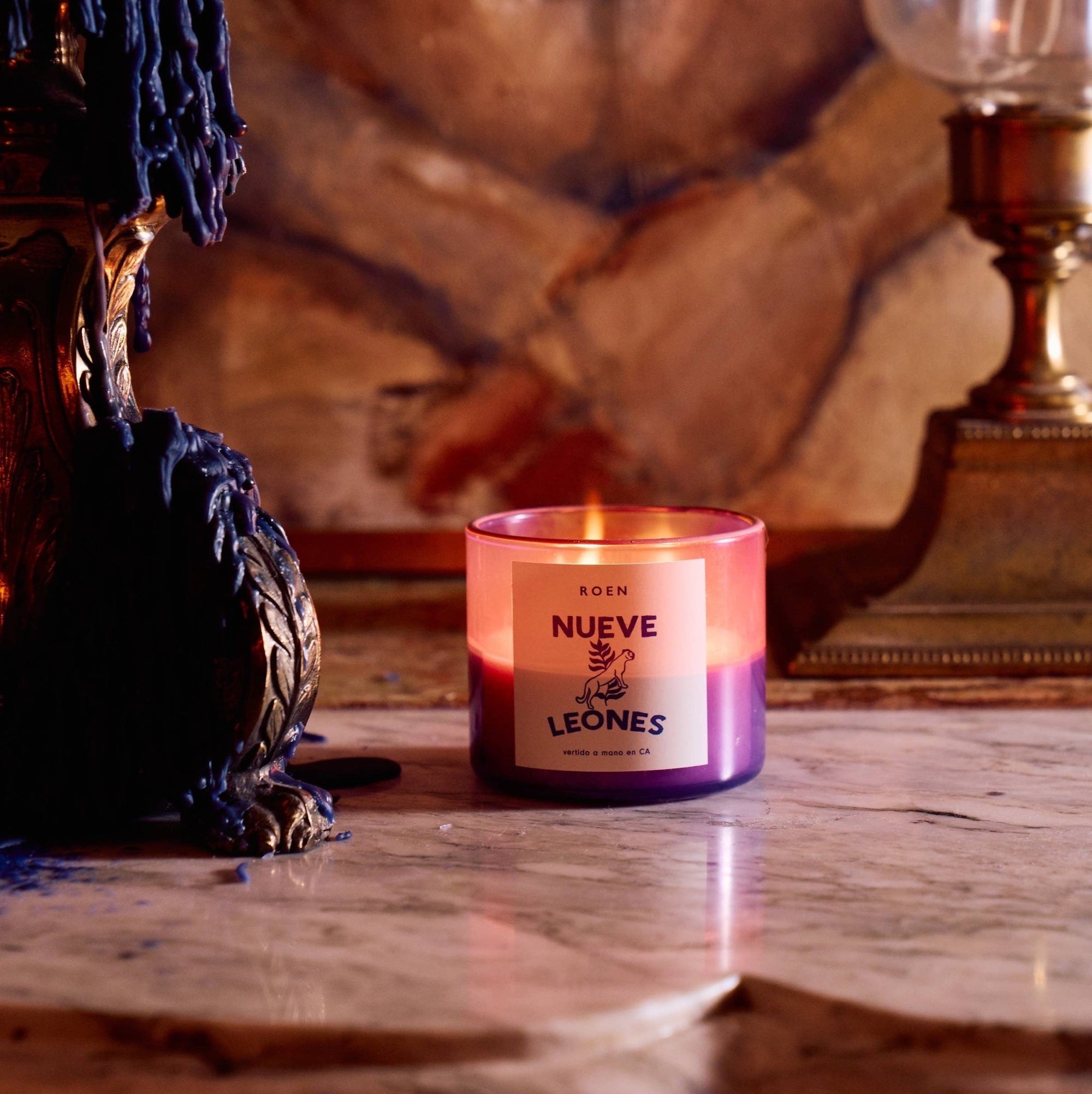 Nueve Leones Candle - Box Turtle