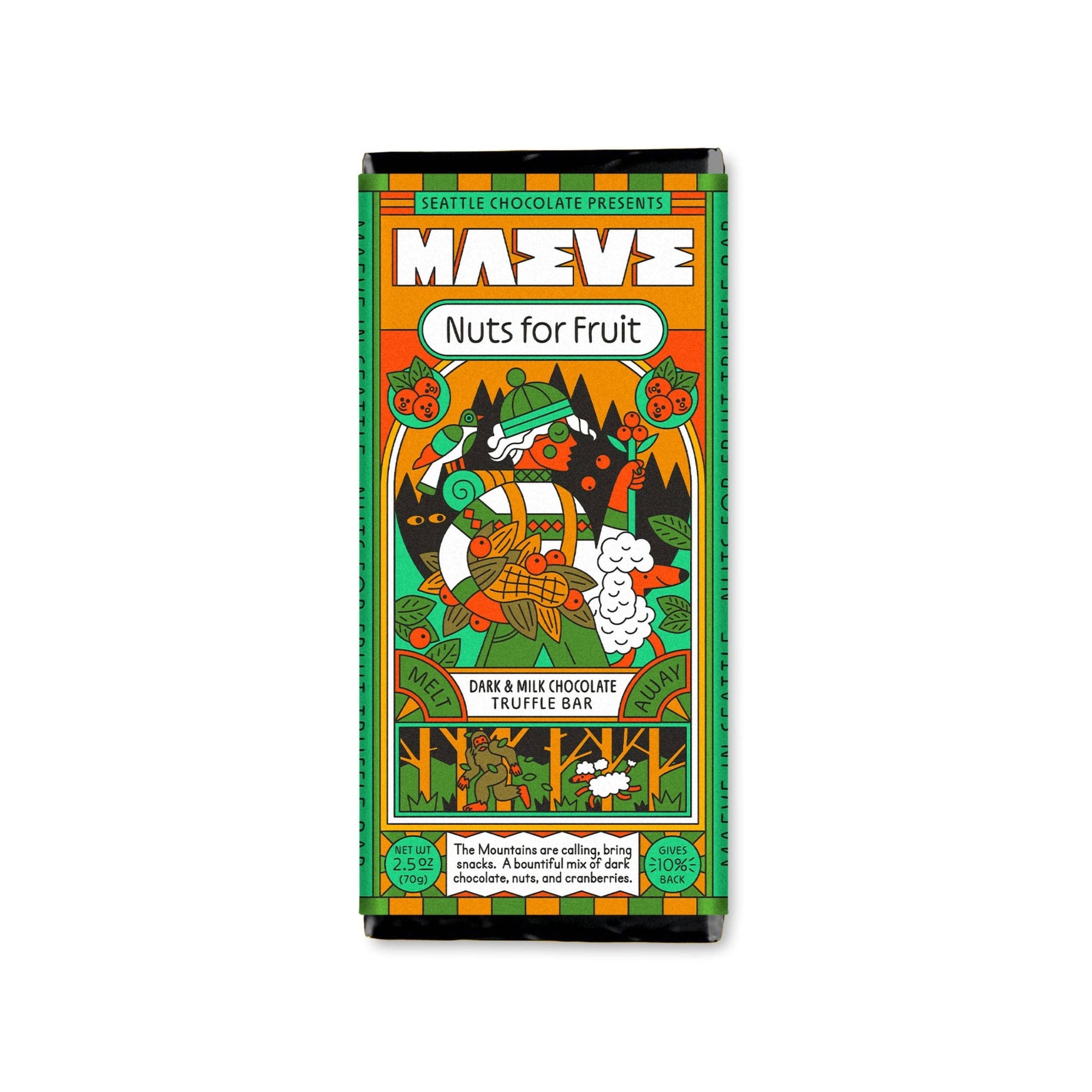 Nuts for Fruit Truffle Bar - Box Turtle