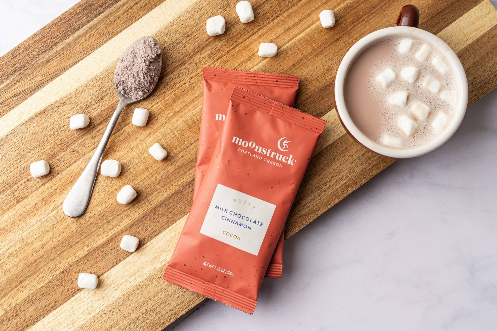 Nutty Cinnamon Hot Cocoa Single Serving Pouch - Box Turtle