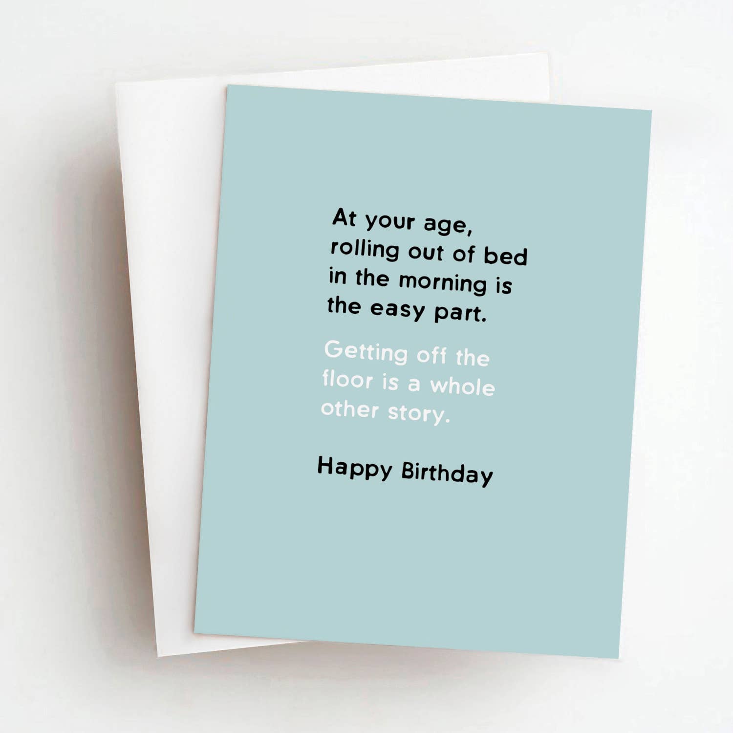 Off The Floor Funny Birthday Greeting Card - Box Turtle