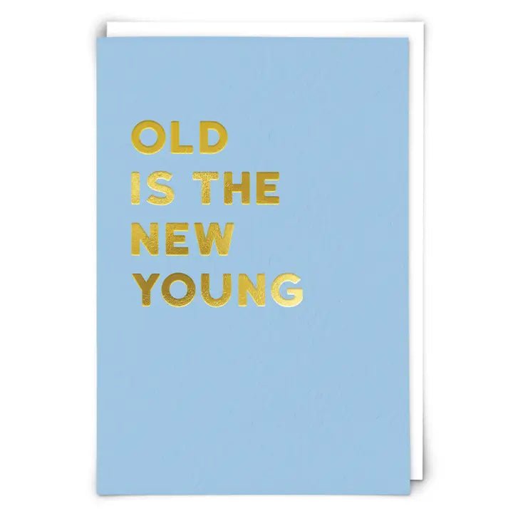 Old is the New Young Card - Box Turtle