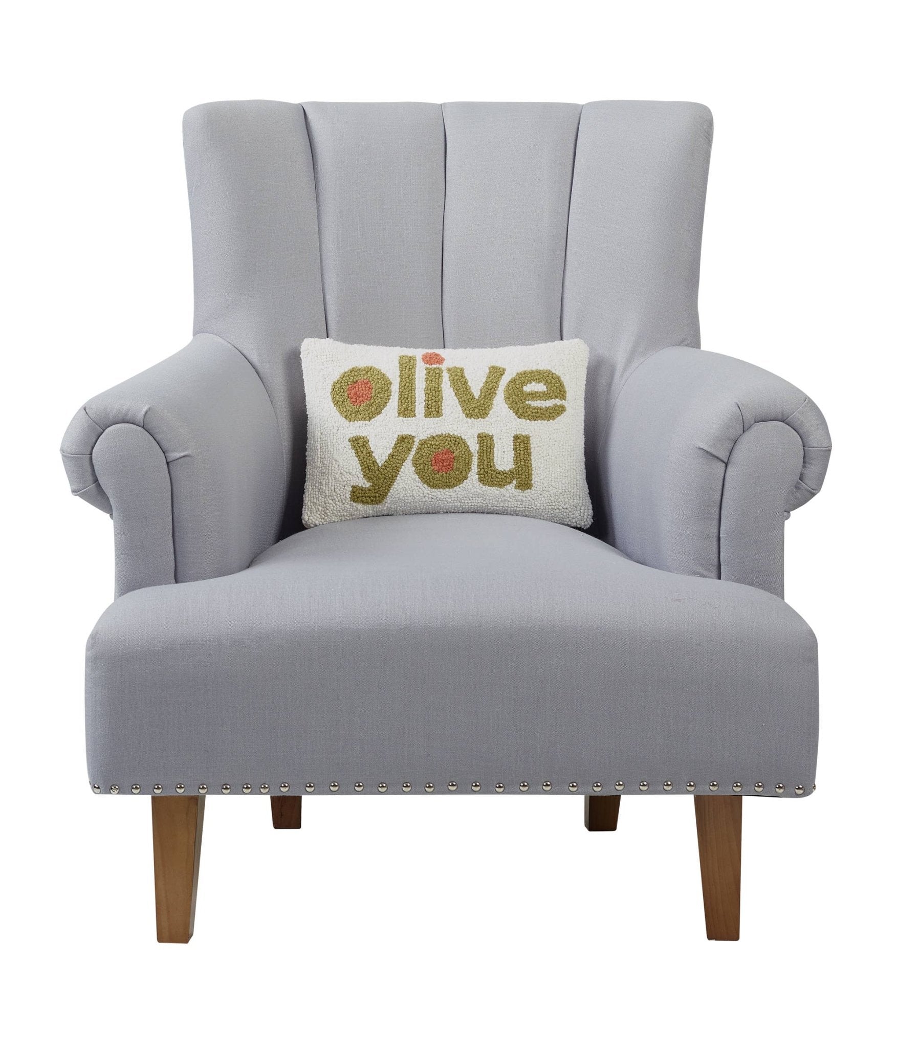 Olive You Hook Pillow - Box Turtle