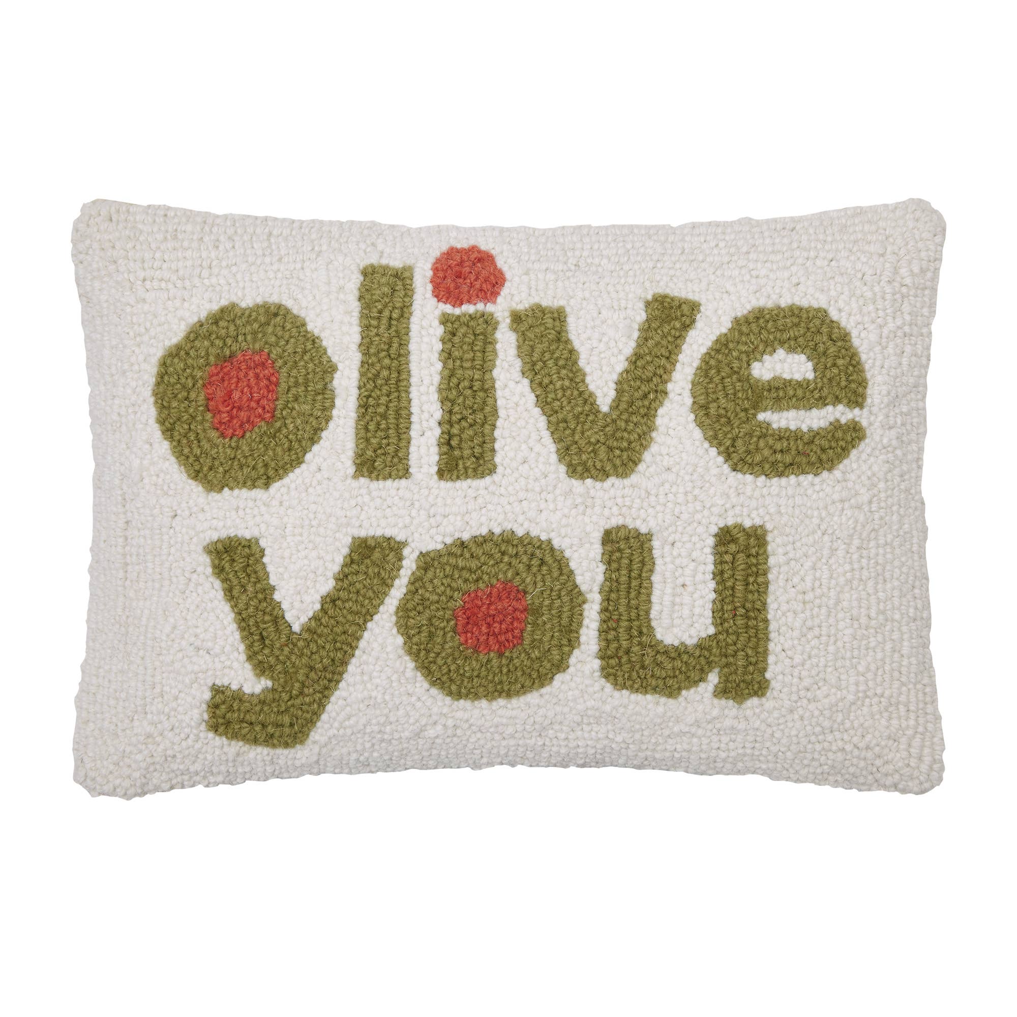 Olive You Hook Pillow - Box Turtle