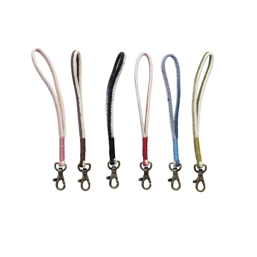 Ombre Cotton Rope Keychain - Box Turtle