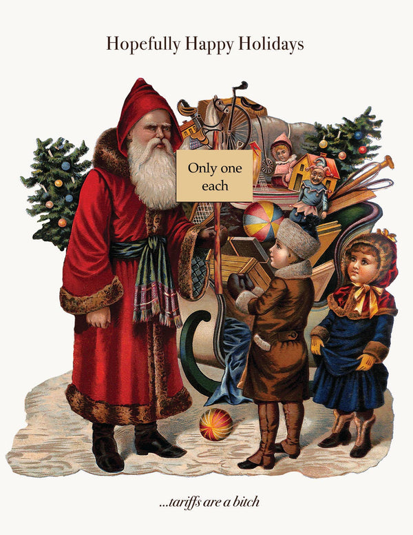 Only One Each Holiday Card - Box Turtle