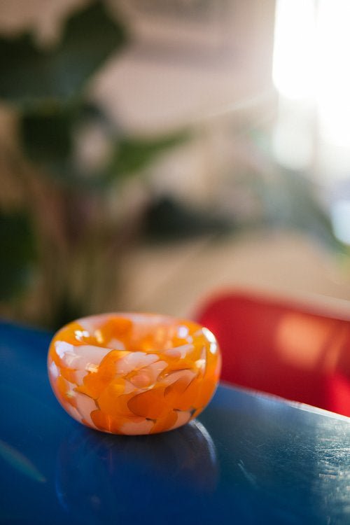 Orange Creamsicle Nest Bowl - Box Turtle