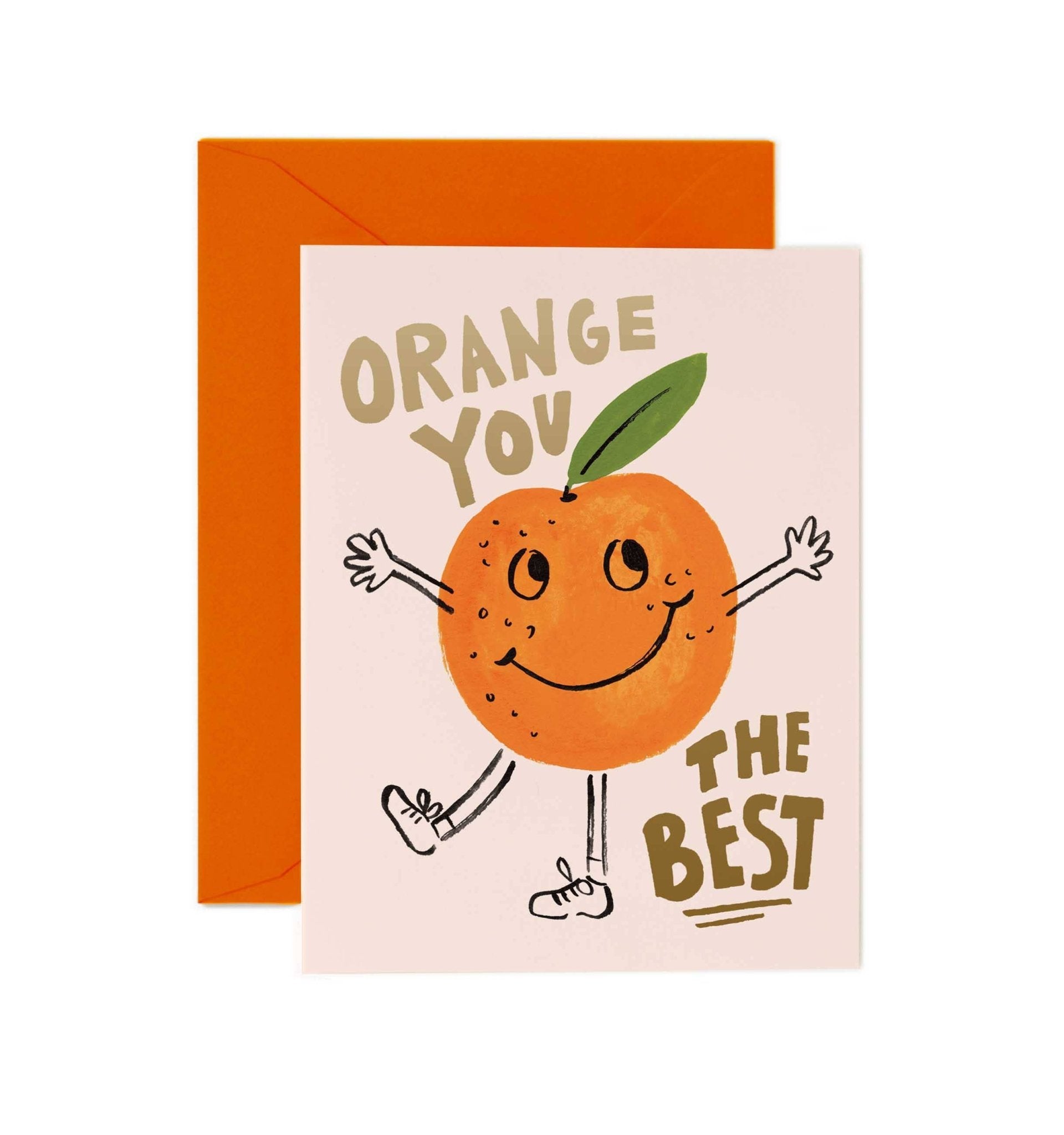 Orange You The Best Valentine's Day Card - Box Turtle