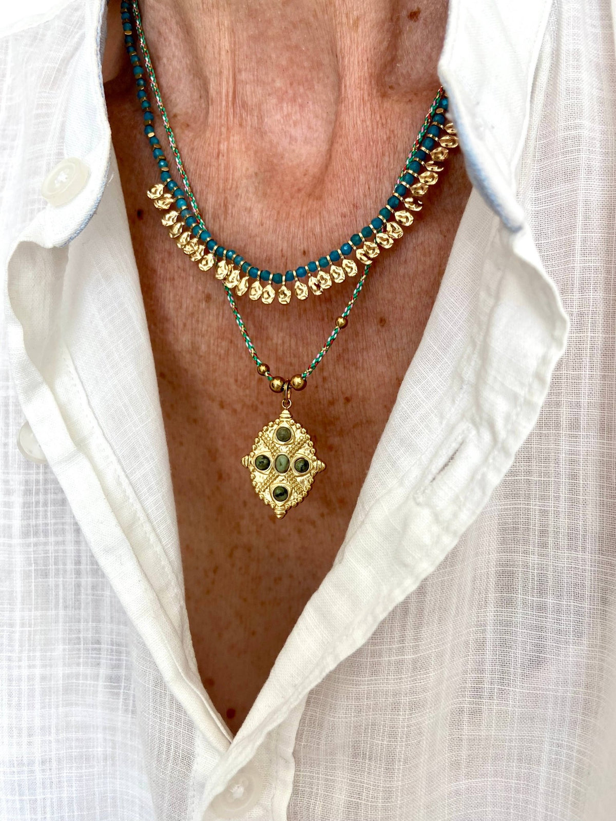 Ossi Pendant Necklace - Box Turtle