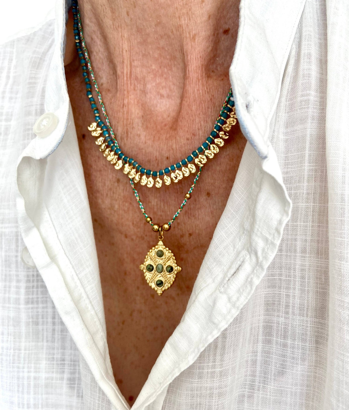 Ossi Pendant Necklace - Box Turtle