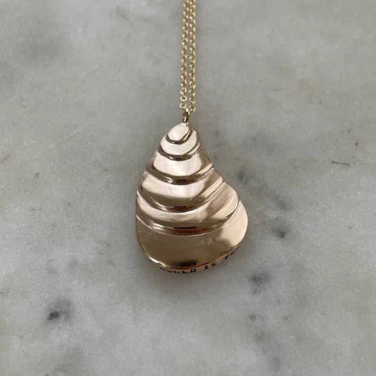 Oyster Necklace - Box Turtle