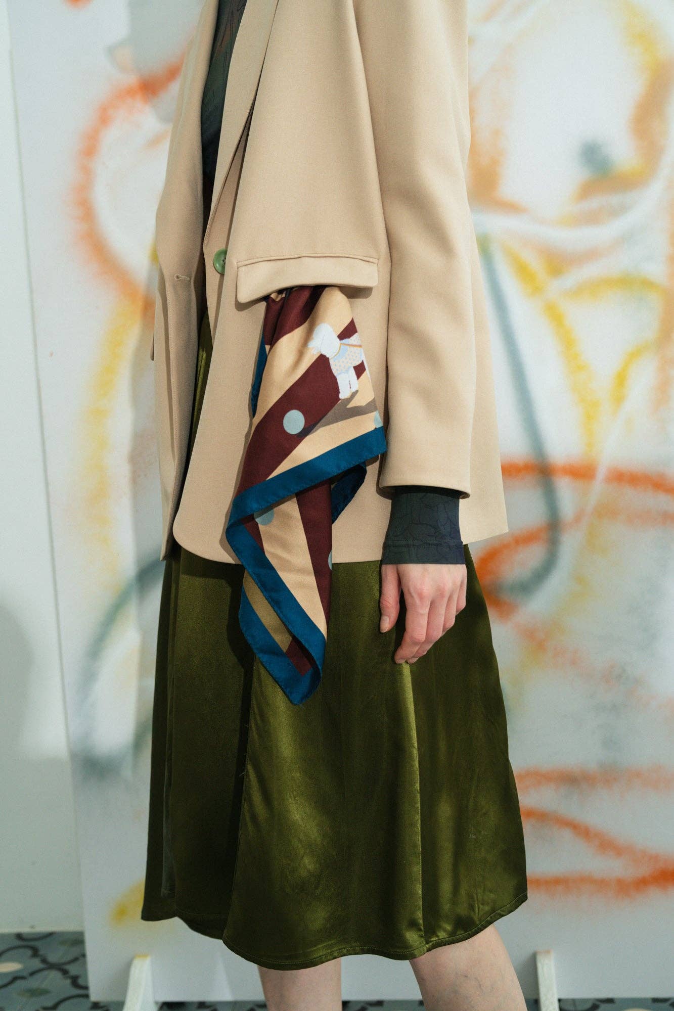 Pandita the Dog Silk Bandana - Box Turtle