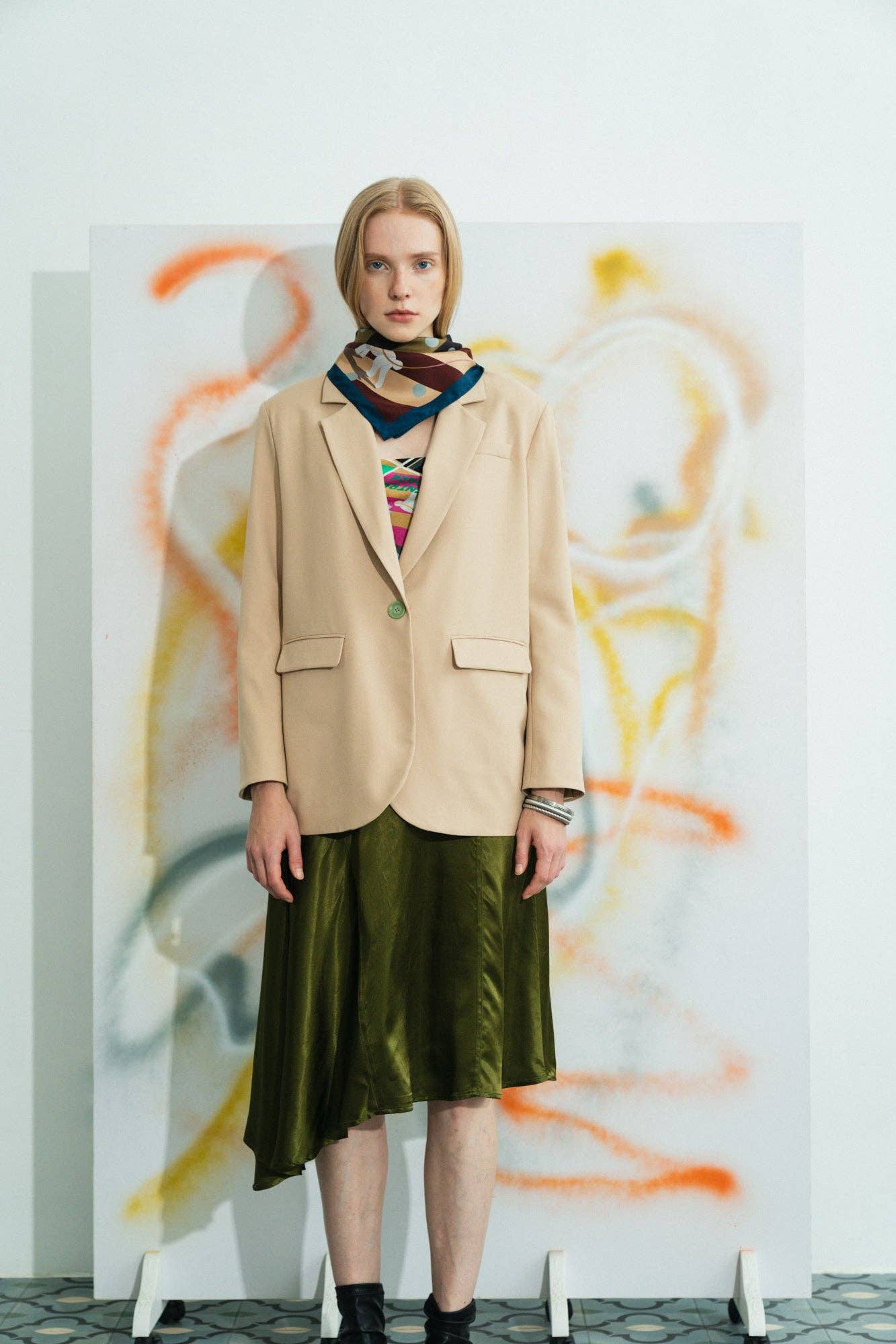 Pandita the Dog Silk Bandana - Box Turtle