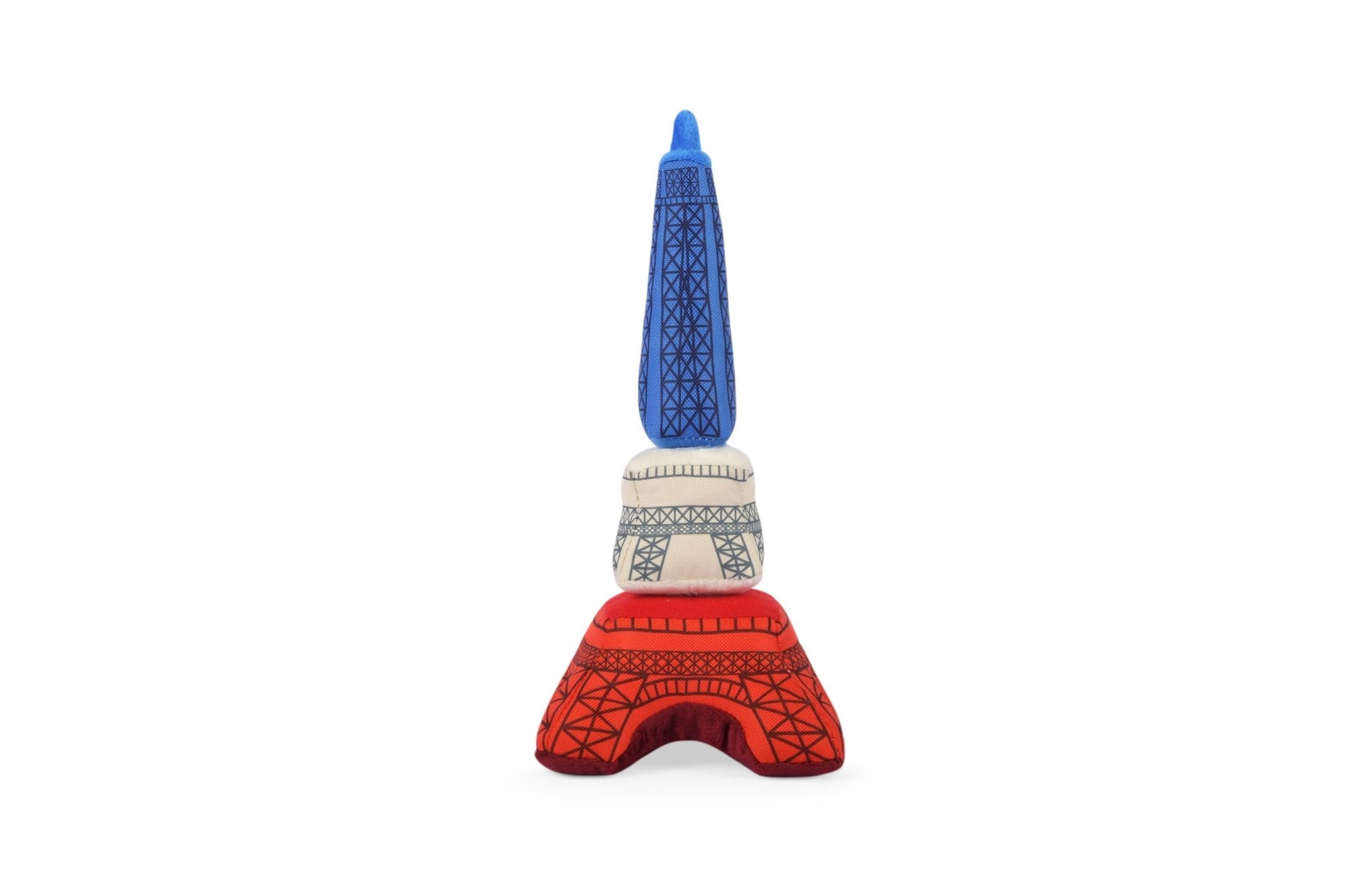 Paris Eiffel Tower Totally Touristy Dog Toy - Box Turtle