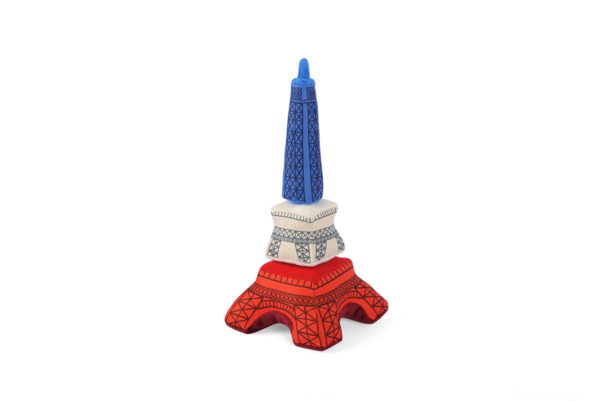 Paris Eiffel Tower Totally Touristy Dog Toy - Box Turtle