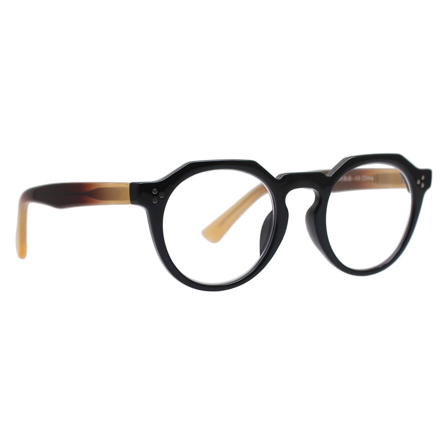 Parker - Black - Cream Temples - Box Turtle