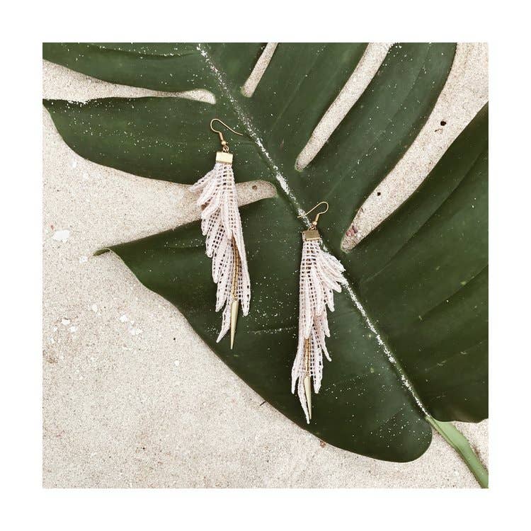 Parrot Earrings - Box Turtle