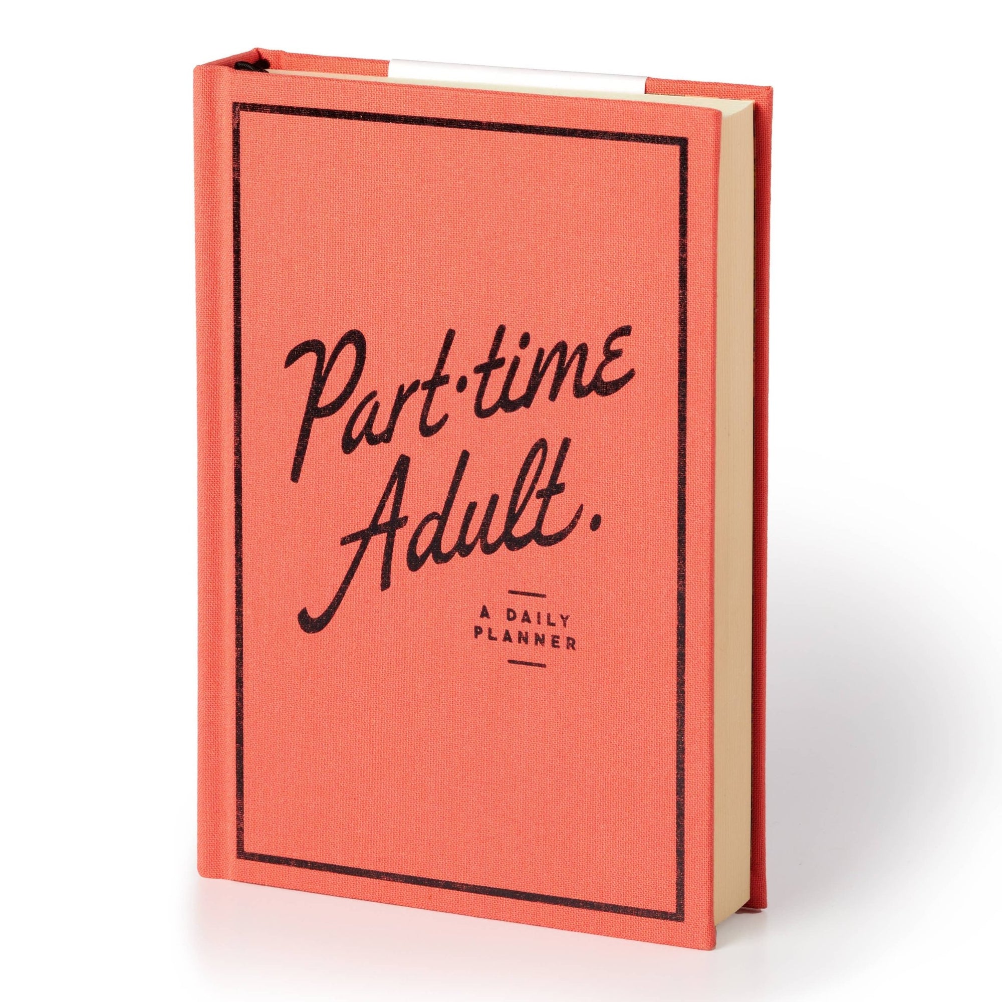 Part - Time Adult Undated Daily Planner - Box Turtle