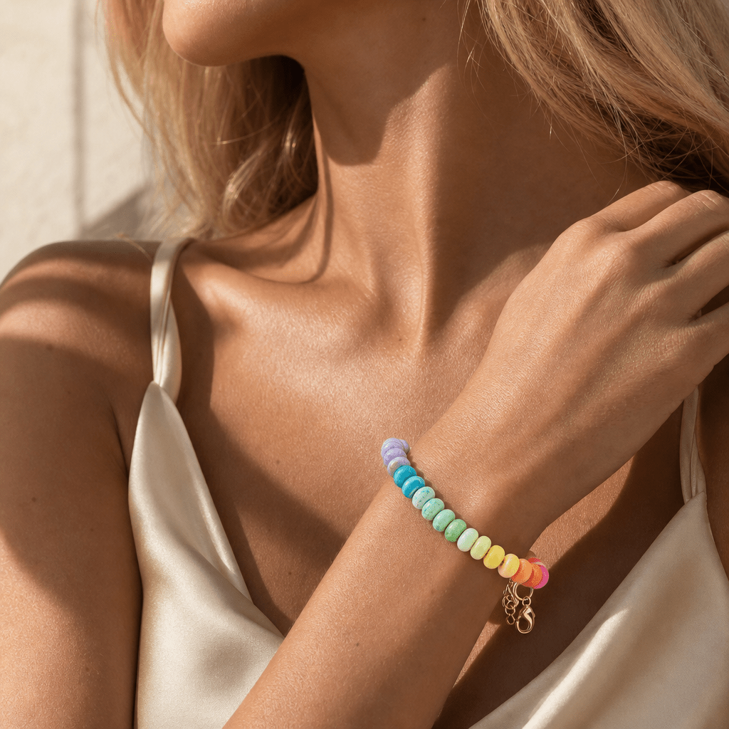 Pastel Rainbow Bracelet - Box Turtle