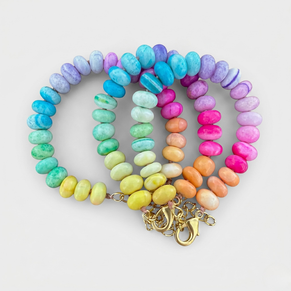 Pastel Rainbow Bracelet - Box Turtle