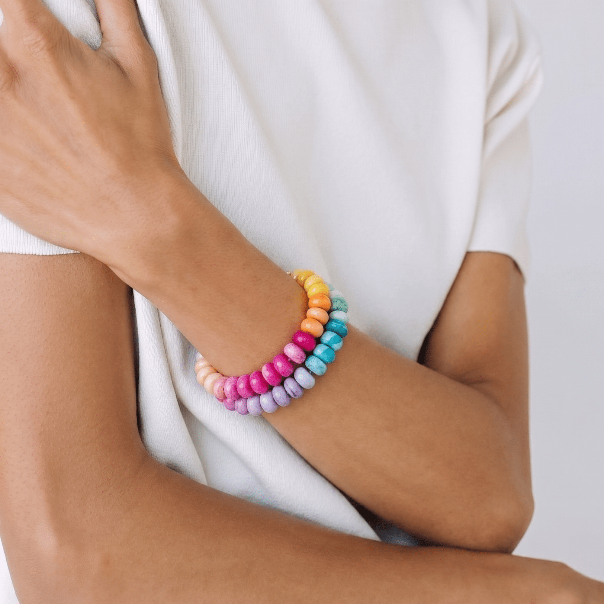 Pastel Rainbow Bracelet - Box Turtle