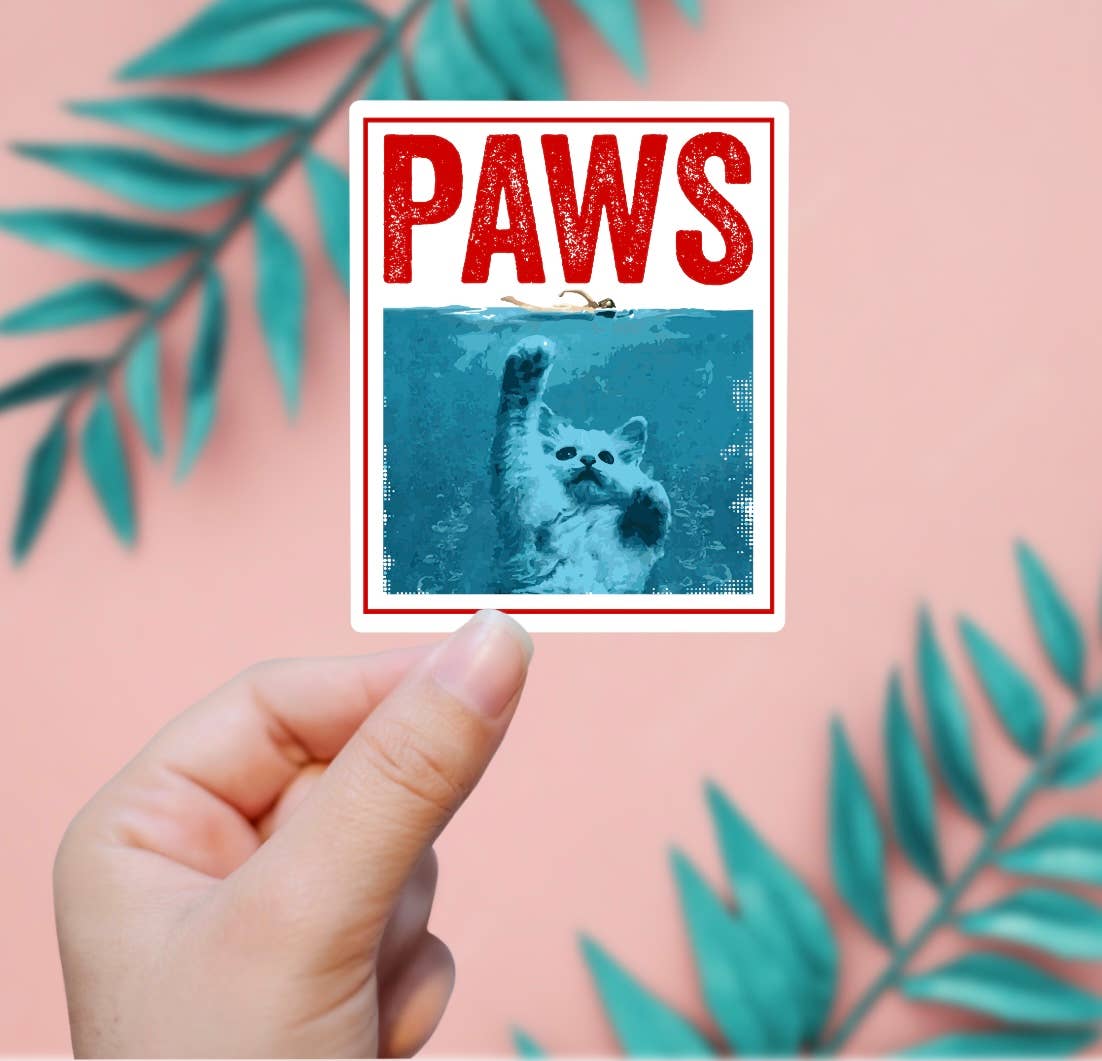 Paws Movie Poster Sticker - Box Turtle